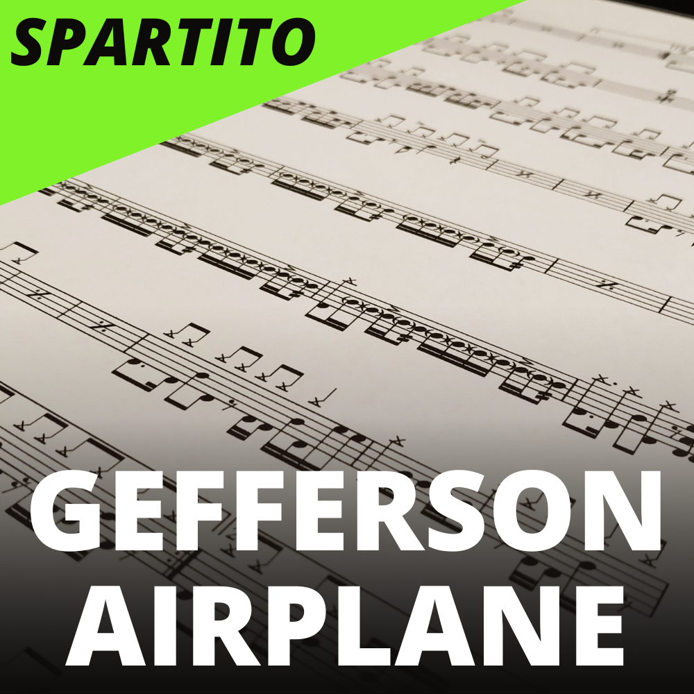 Jefferson Airplane - Somebody to Love (drum sheet music)