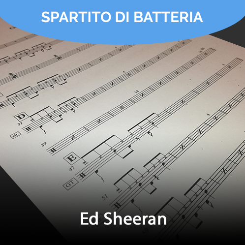 Ed Sheeran - Don't (drum sheet music)