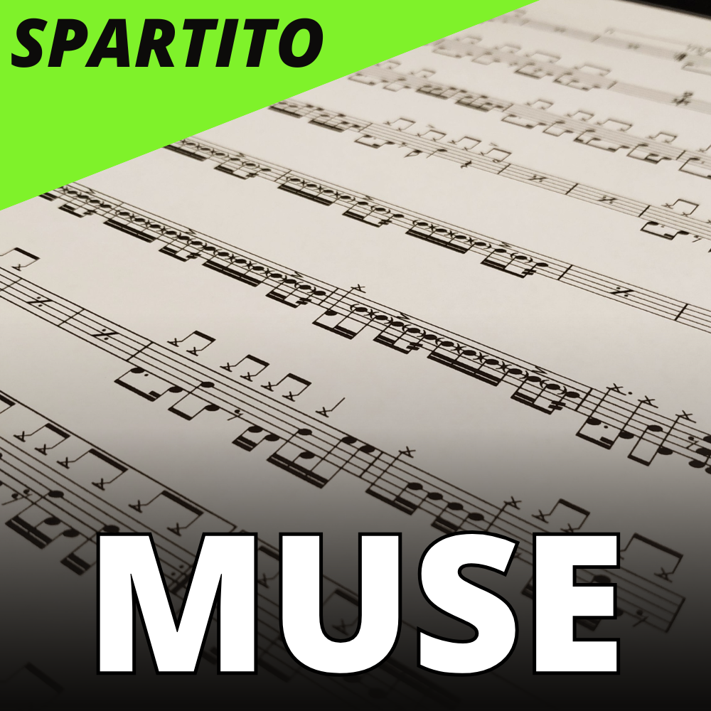 Muse - Supermassive black hole (drum sheet music)