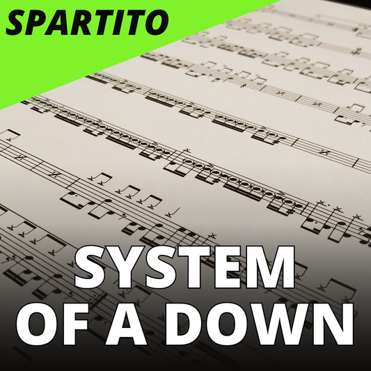 System of a down - b.y.o.b (drum sheet music)