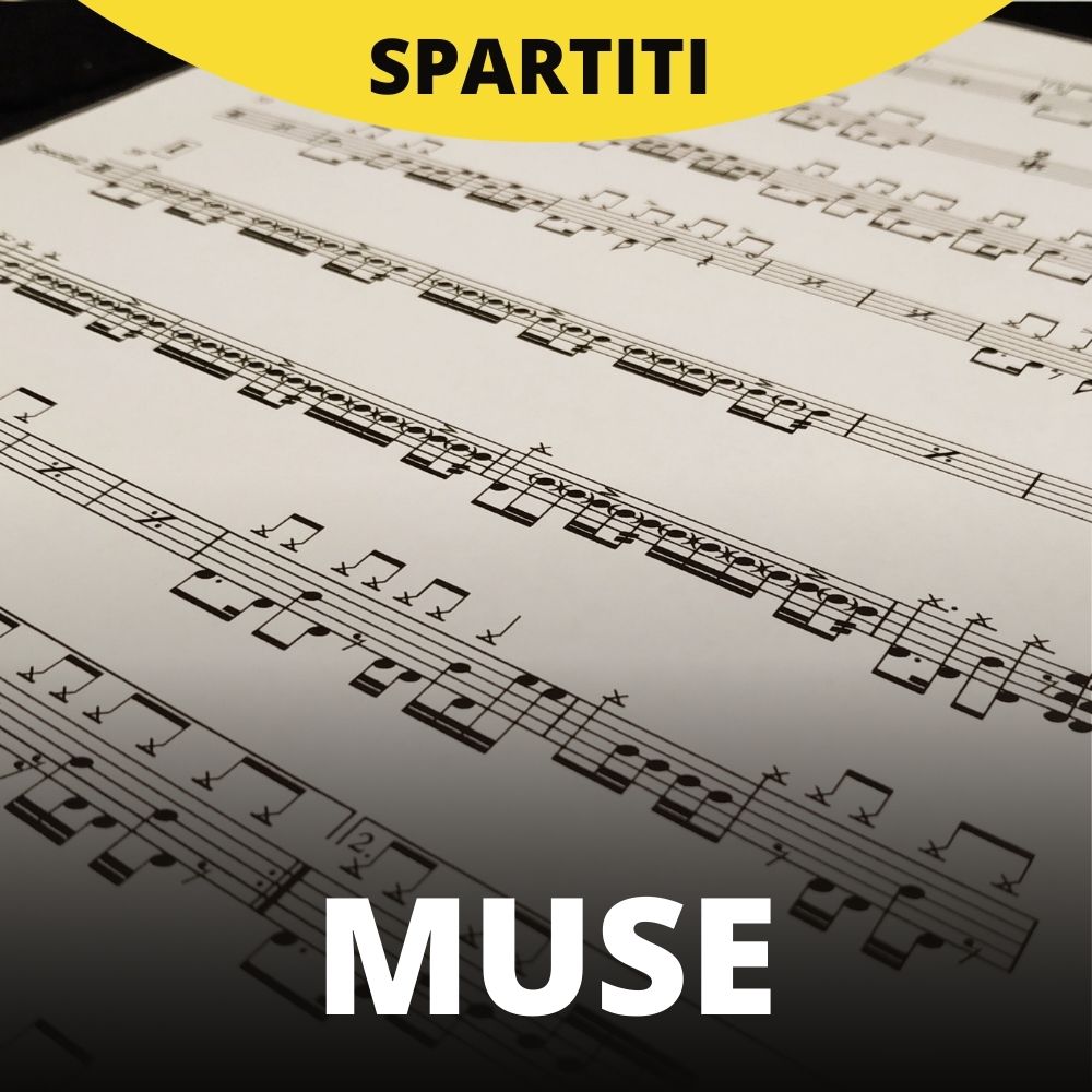 Muse - Hysteria (drum sheet music)