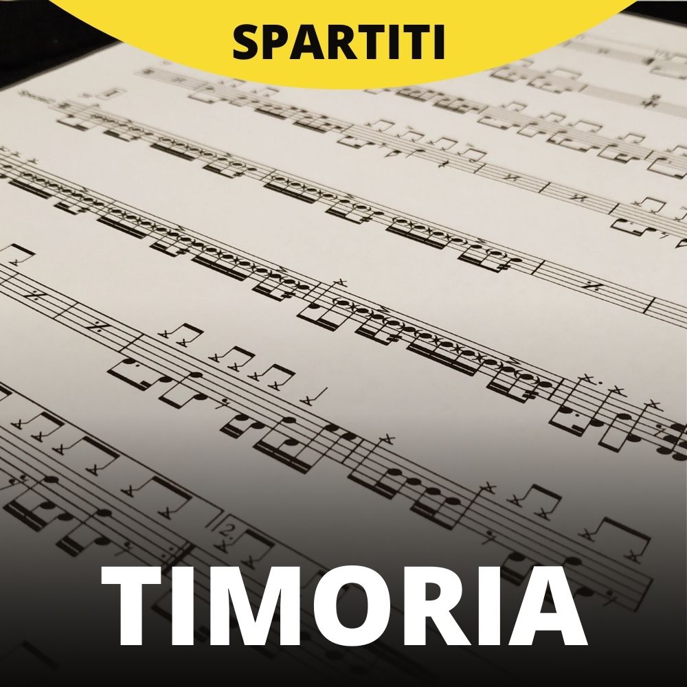 Timoria - Senza vento (drum sheet music)