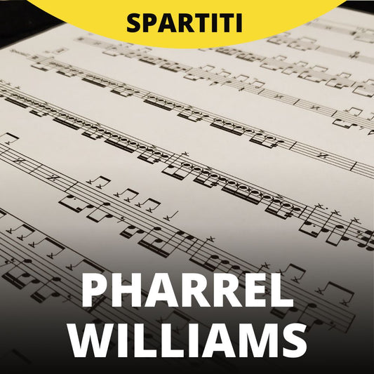 Pharrell Williams - Happy (drum sheet music)