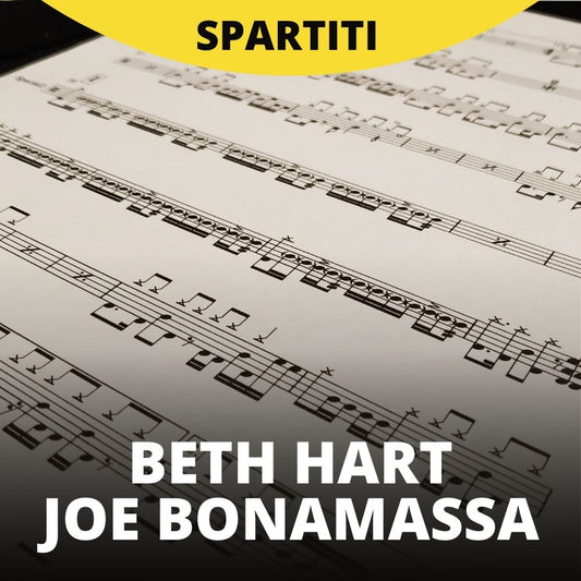 Beth Hart & Joe Bonamassa - Your heart is as black as night (Live) (drum sheet music)