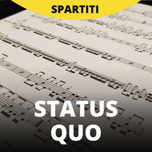 Status Quo - Caroline (drum sheet music)