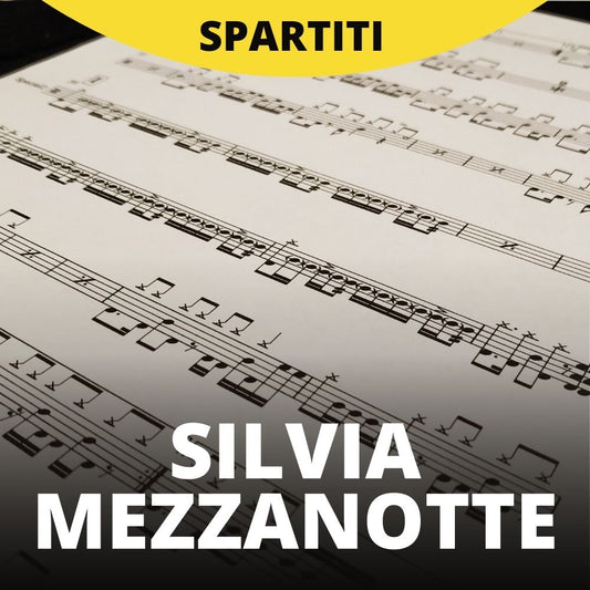 Silvia Mezzanotte - Cavallo Bianco (live) (drum sheet music)