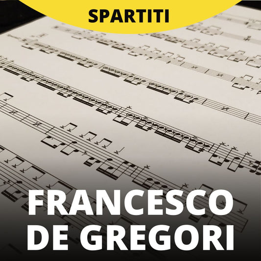 Francesco De Gregori - Viaggi e miraggi (drum sheet music)