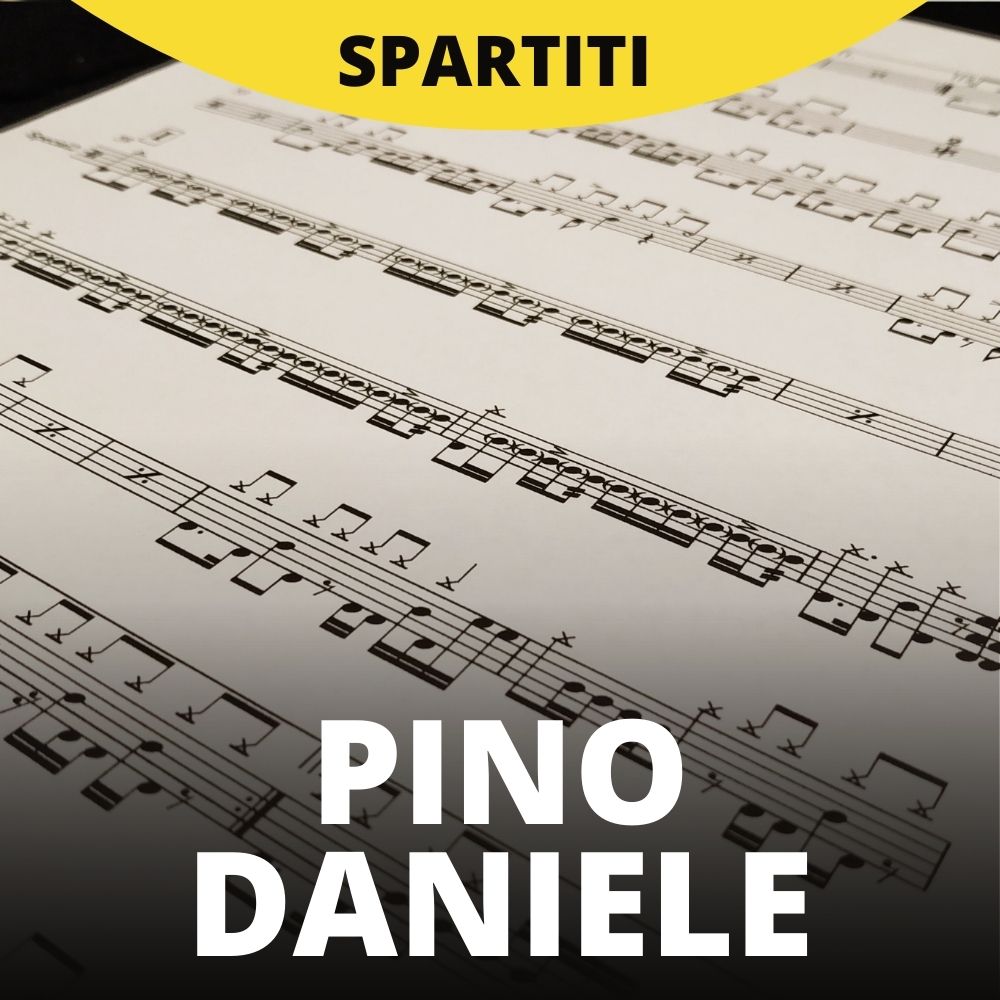 Pino Daniele - Sono un cantante di Blues (drum sheet music)