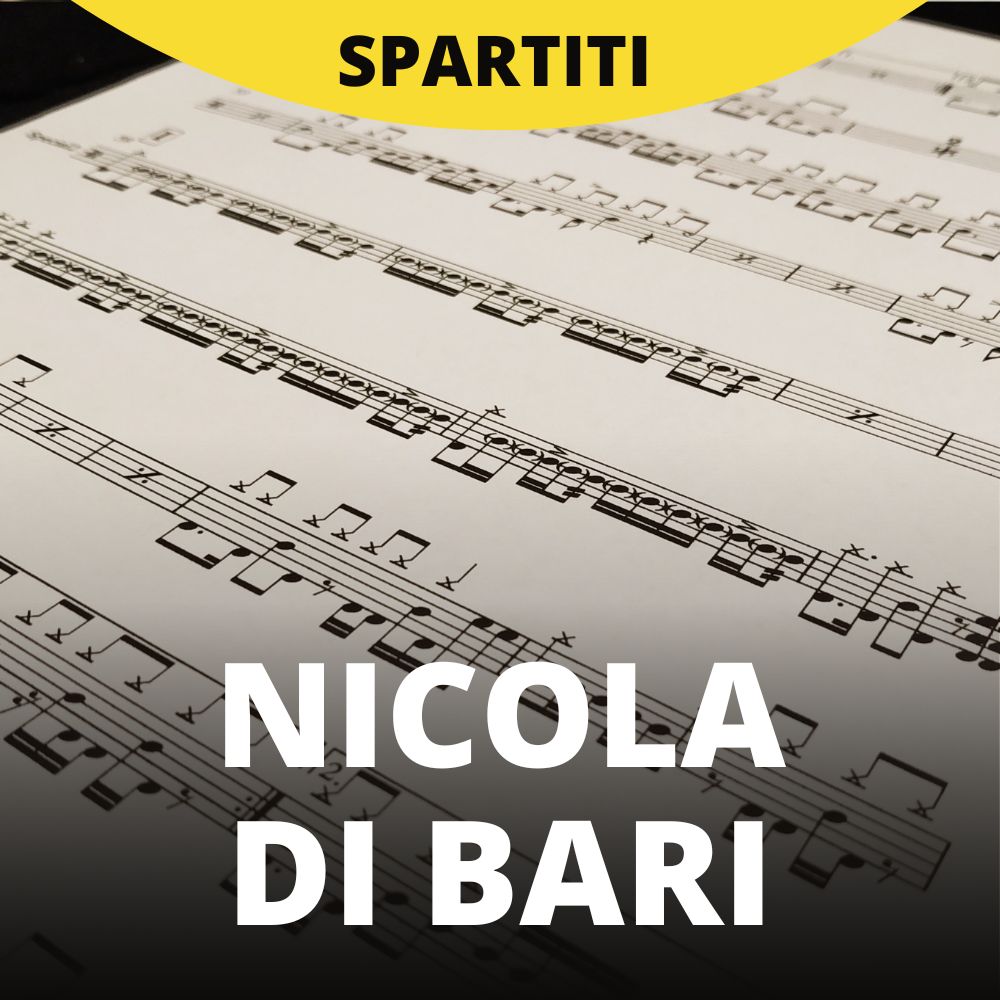 Nicola di Bari - La prima cosa bella (drum sheet music)