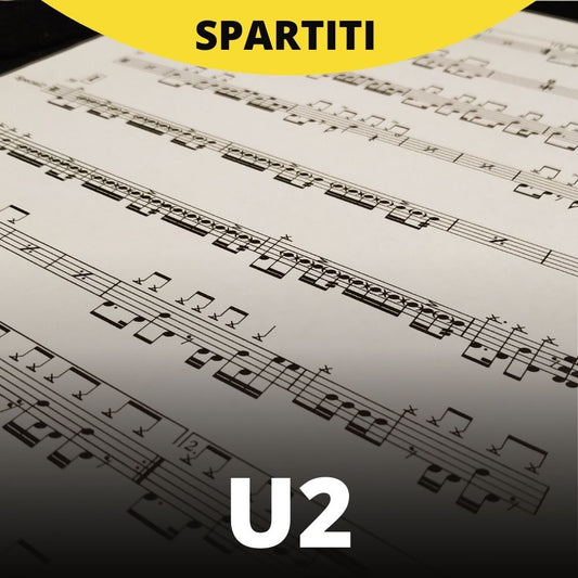 U2 - Vertigo (drum sheet music)