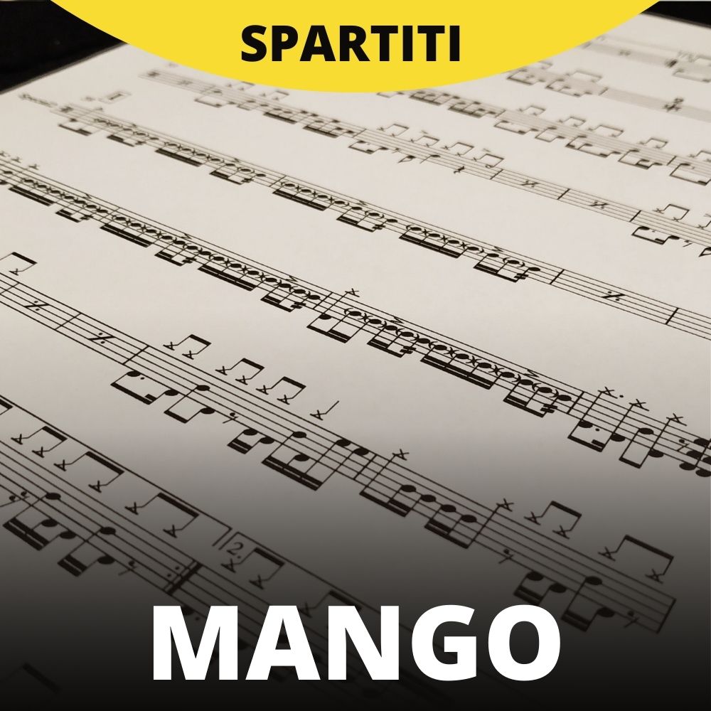 Mango - Disincanto (drum sheet music)