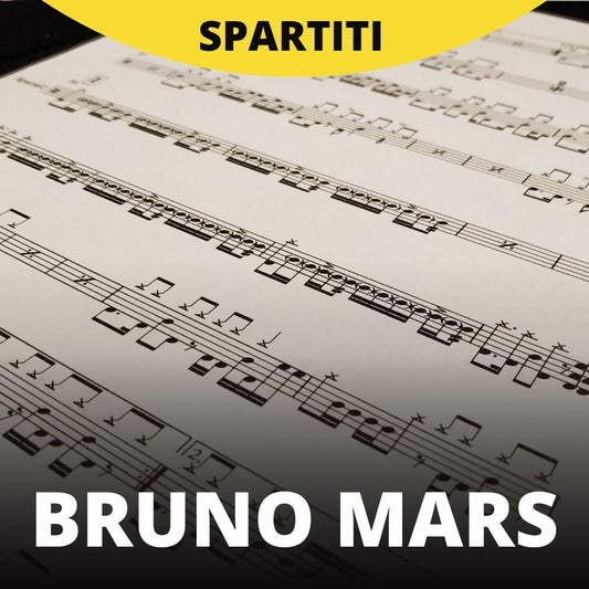 Bruno Mars - Finesse Remix (drum sheet music)