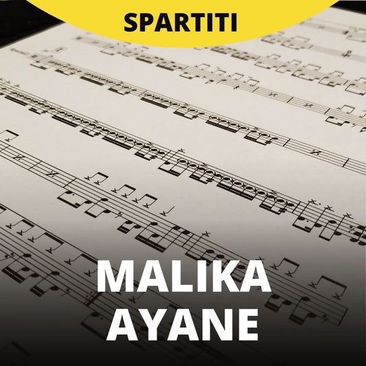 Malika Ayane - Senza fare sul serio (drum sheet music)