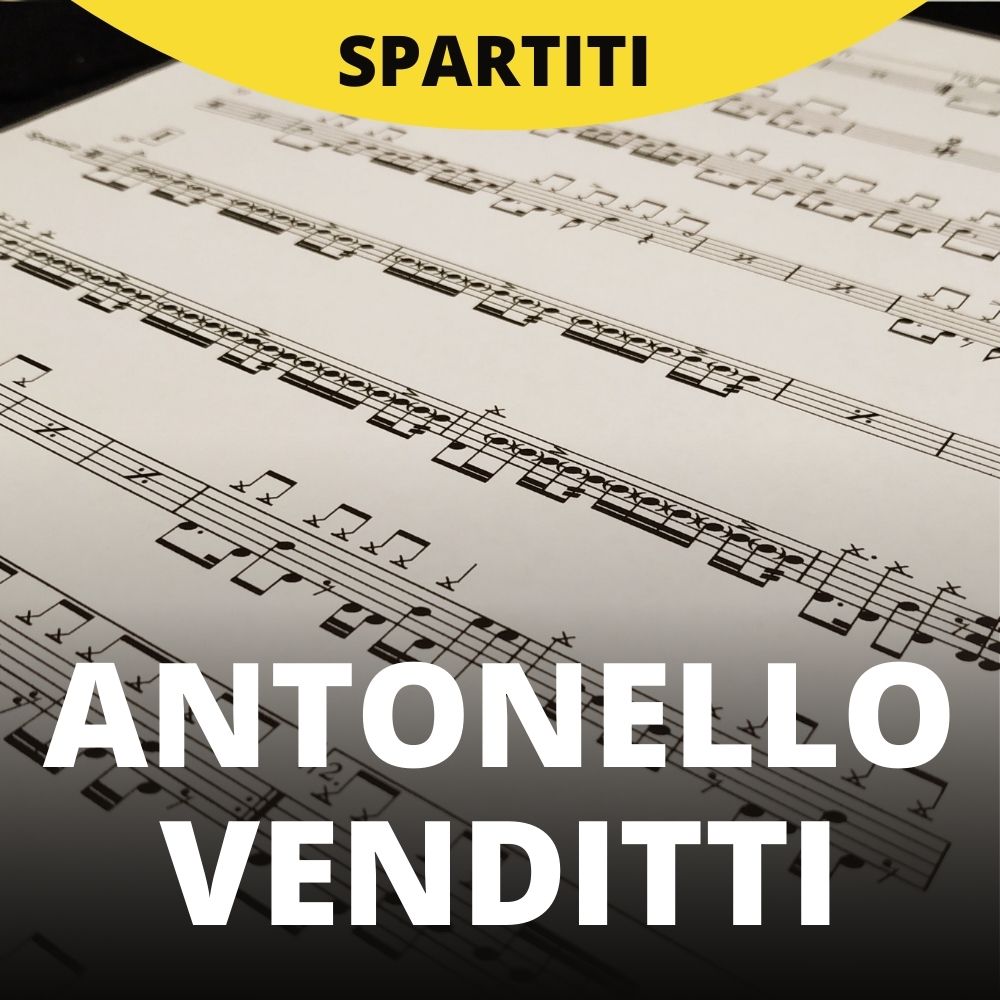 Antonello Venditti - Alta marea (drum sheet music)