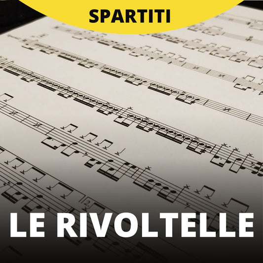 Le Rivoltelle - Dicitencello vuje - Tu si na cosa grande (drum sheet music)