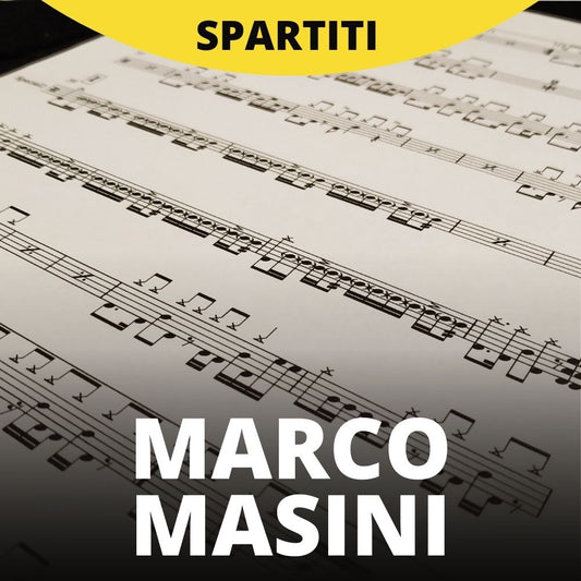 Marco Masini - Le ragazze serie (drum sheet music)