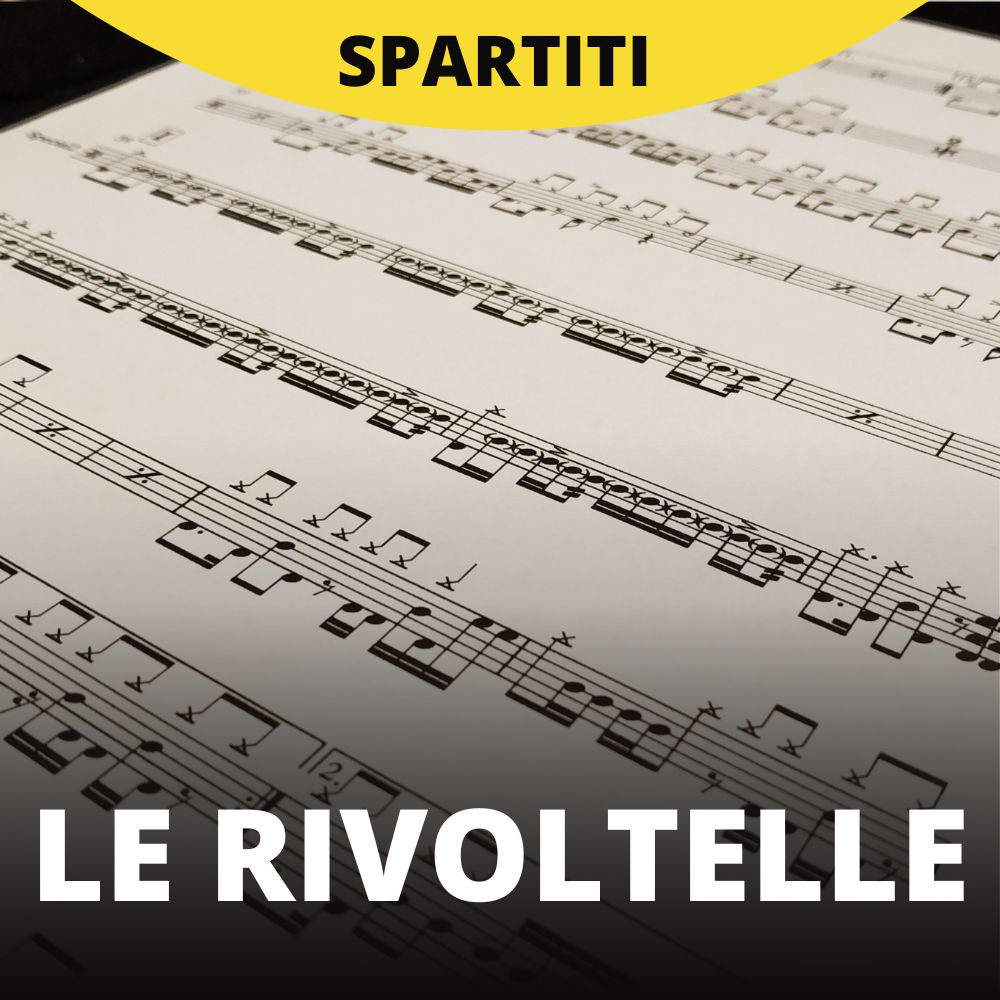 Le Rivoltelle - Medley Cartoni animati (drum sheet music)