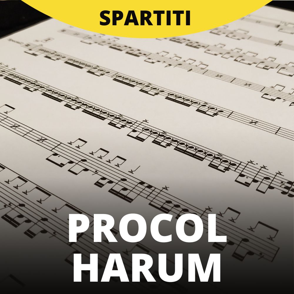 Procol Harum - A whiter shade of pale (drum sheet music)