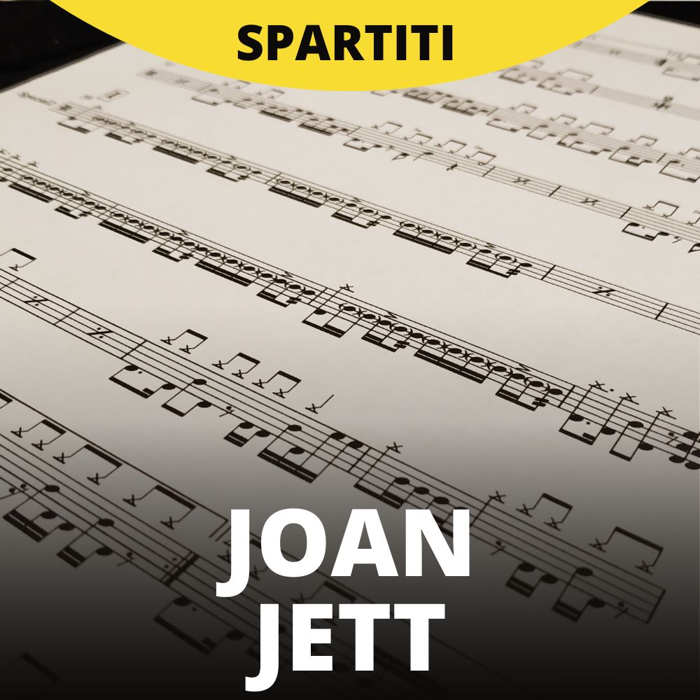 Joan Jett - I love Rock and Roll (drum sheet music)