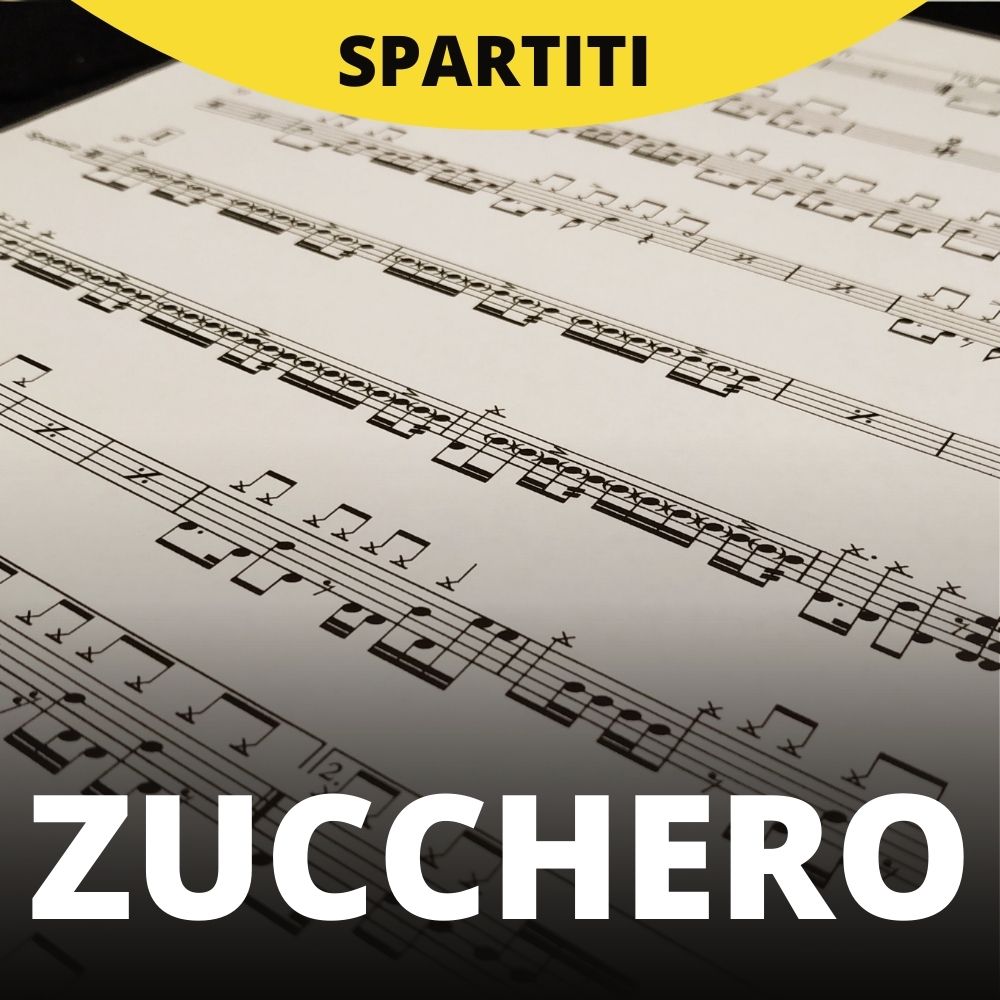 Zucchero - Così celeste (drum sheet music)