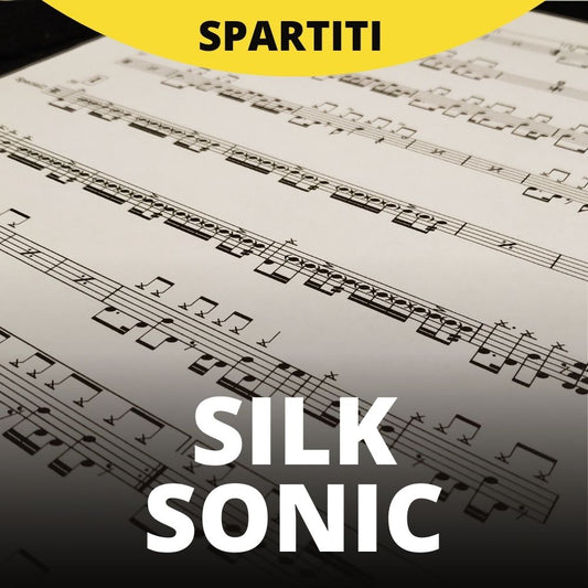 Silk Sonic - Fly as me (drum sheet music)