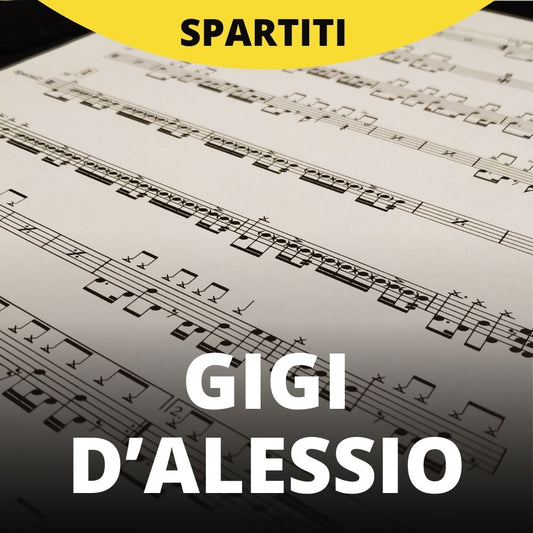 Gigi d'Alessio - 'O Sarracino (drum sheet music)