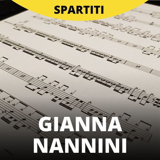 Gianna Nannini - Bello e impossibile (drum sheet music)