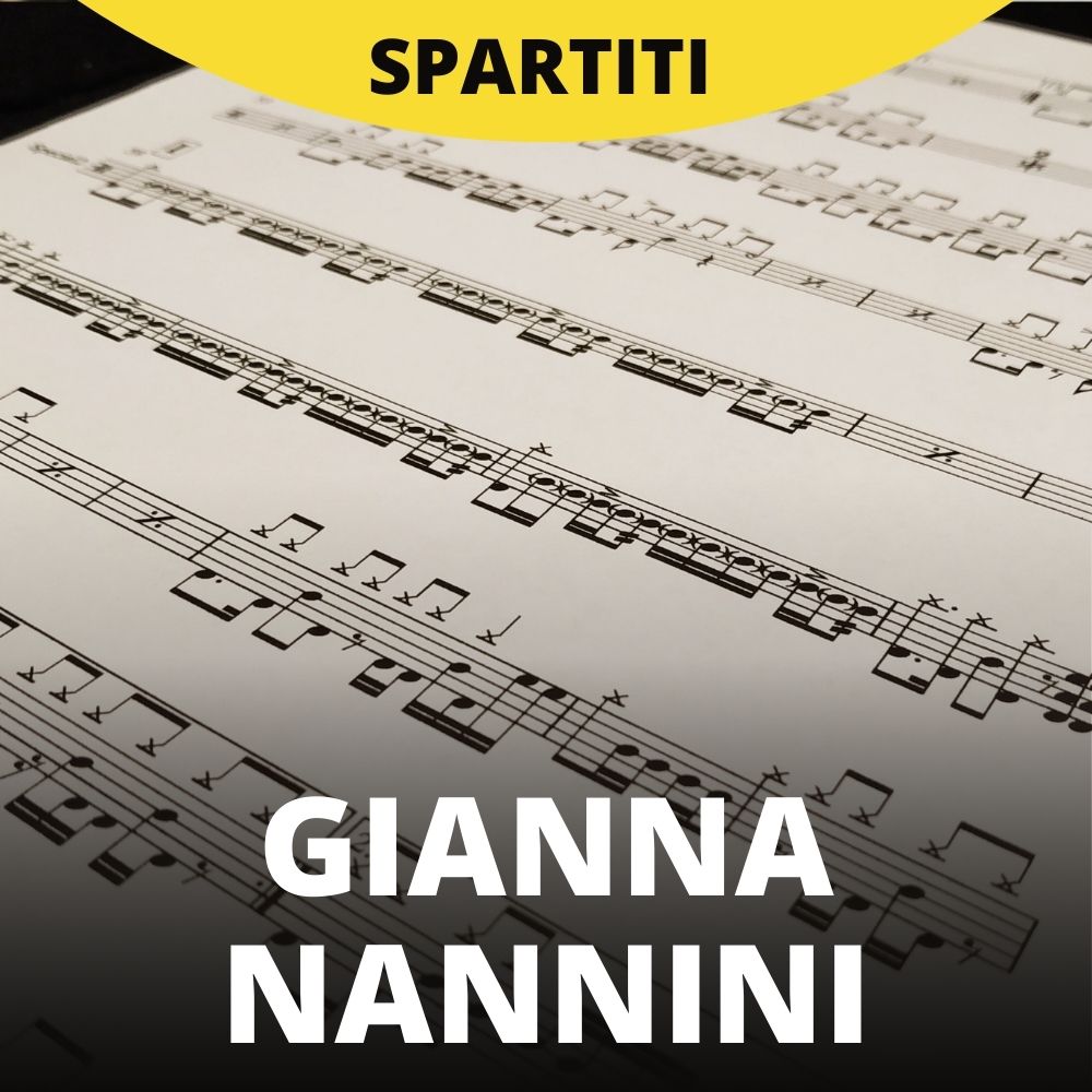 Gianna Nannini - Meravigliosa creatura (drum shet music)