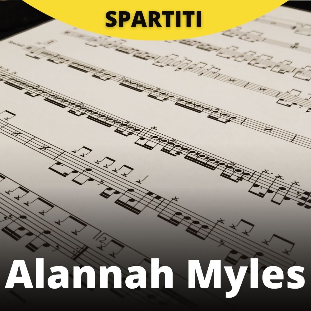 Alannah Myles - Black Velvet (drum sheet music)