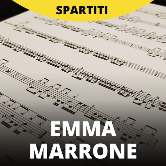 Emma Marrone - La Lontananza (drum sheet music)