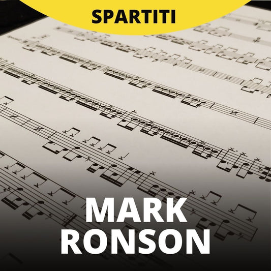 Mark Ronson (ft.Bruno Mars) Uptown Funk (drum sheet music)