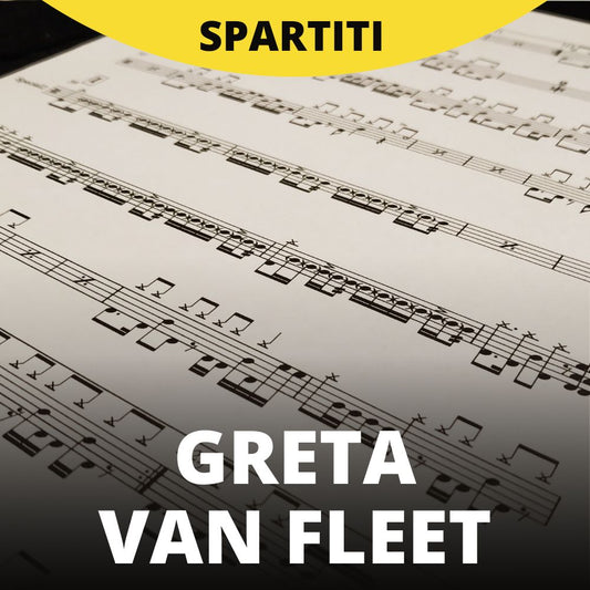 Greta Van Fleet - Safari song (drum sheet music)