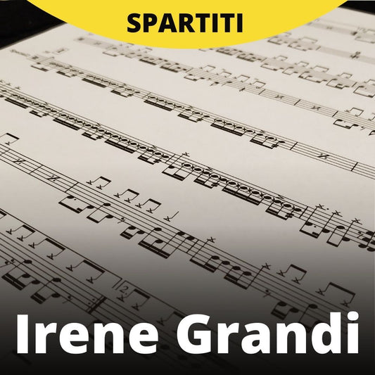 Irene Grandi - Bambine Cattive (drum sheet music)