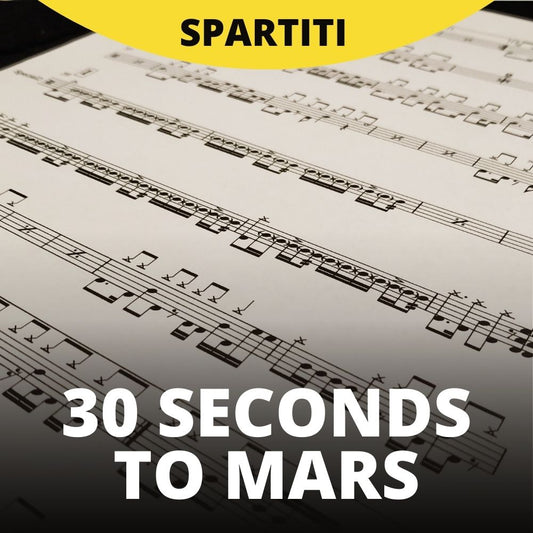 30 seconds to mars - The Kill (drum sheet music)