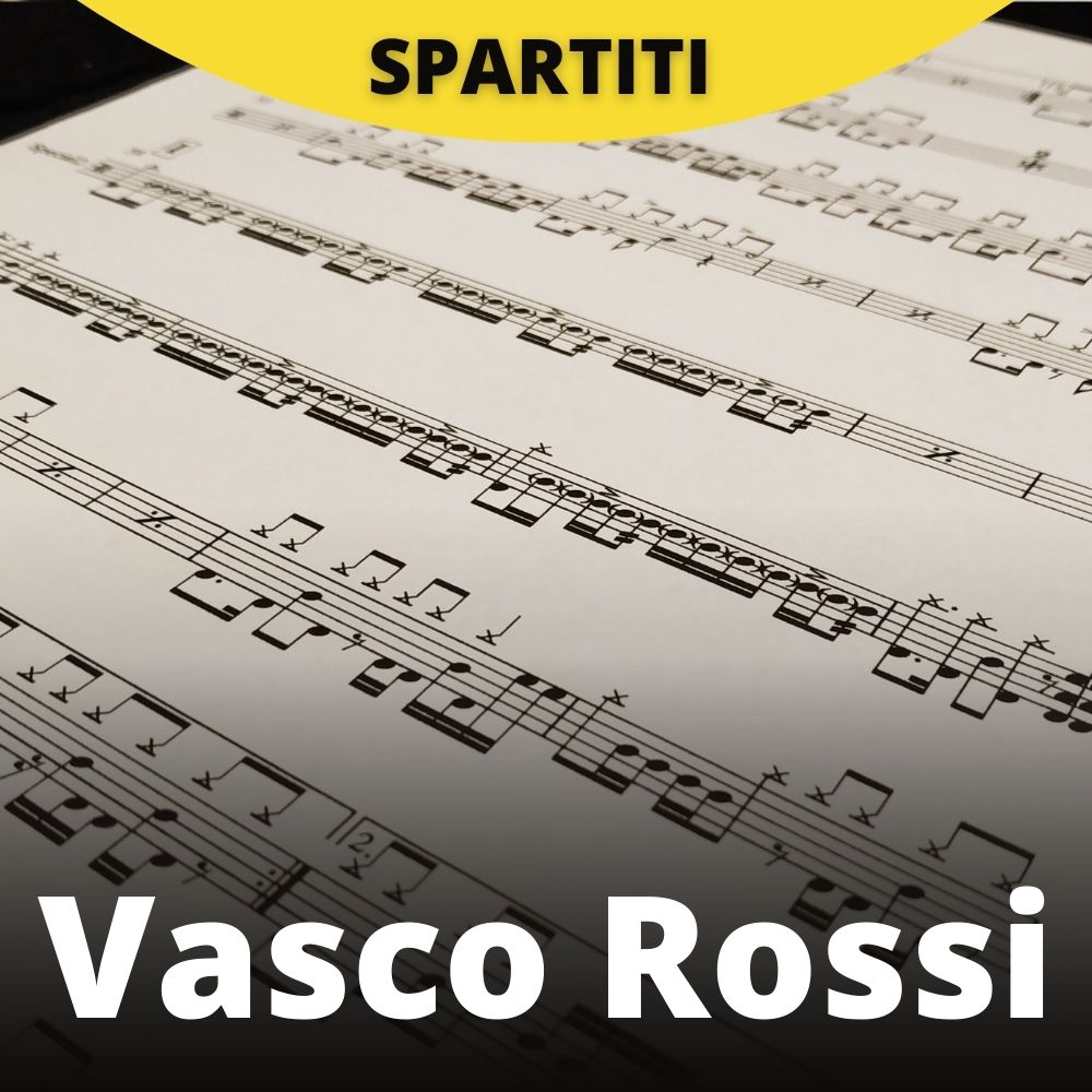 Vasco Rossi - Come nelle favole (drum sheet music)