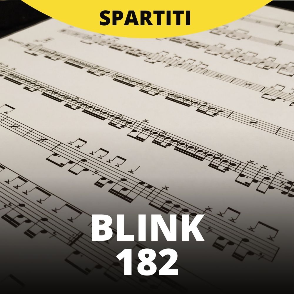 Blink 182 - After Midnight (drum sheet music)