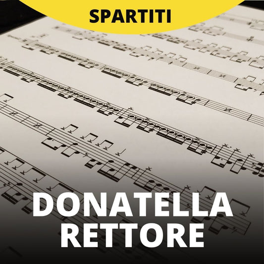 Donatella Rettore - Splendido Splendente (drum sheet music)