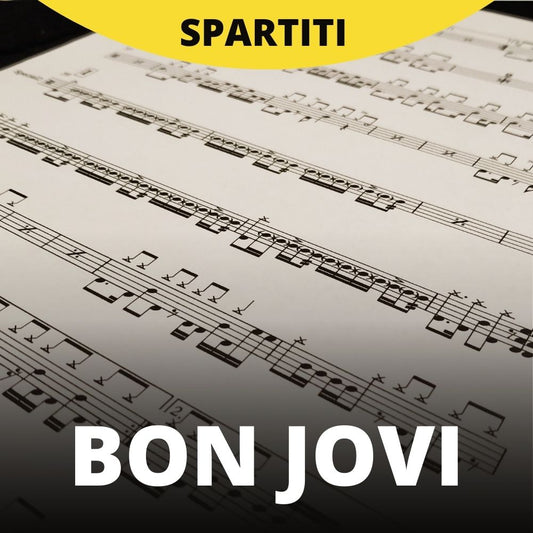 Bon Jovi - Livin On A Prayer (drum sheet music)