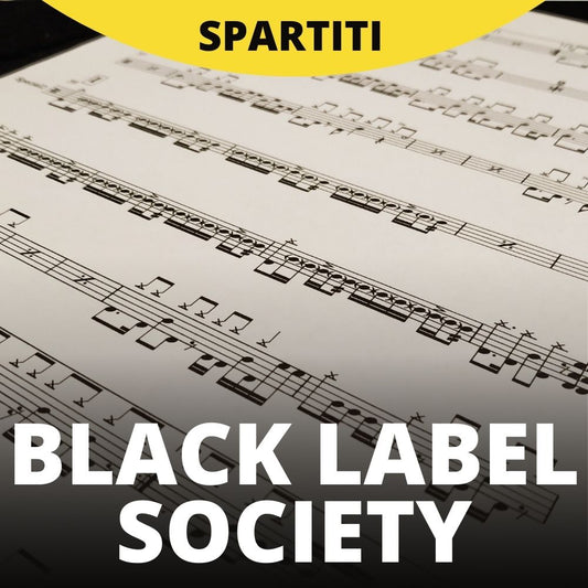 Black Label Society - Stillborn (drum sheet music)