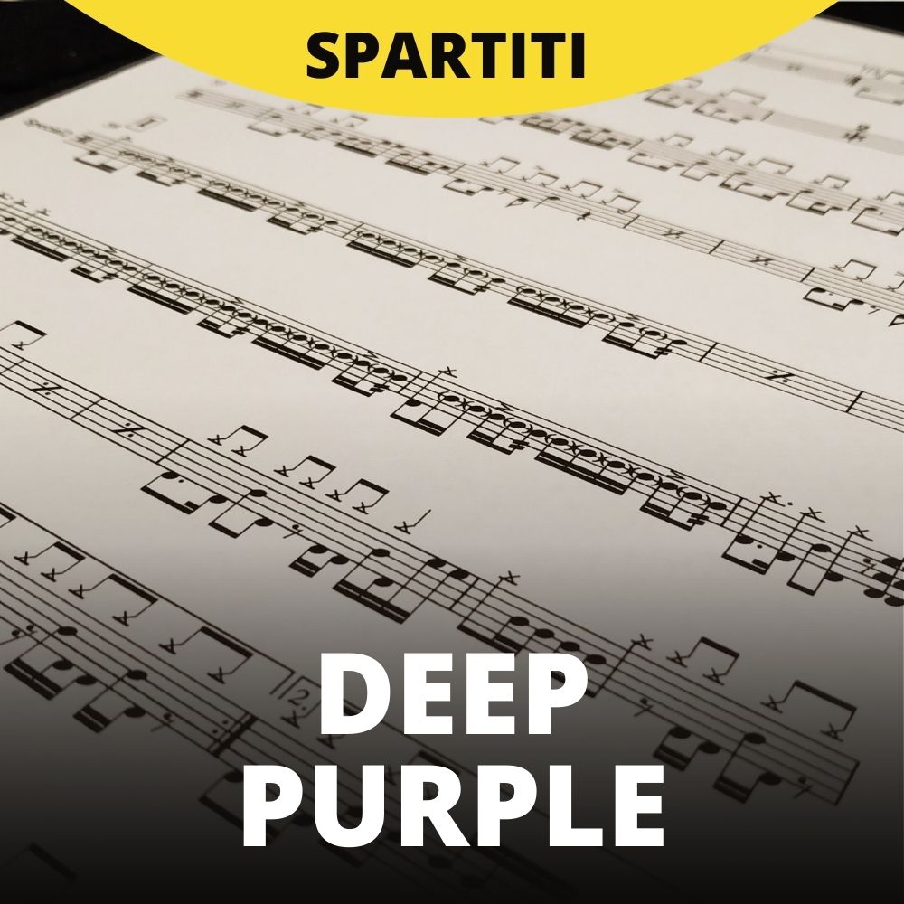 Deep Purple - Black night (drum sheet music)