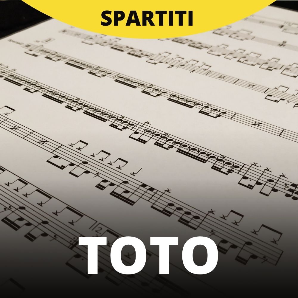 Toto - I Won't Hold You Back (drum sheet music)