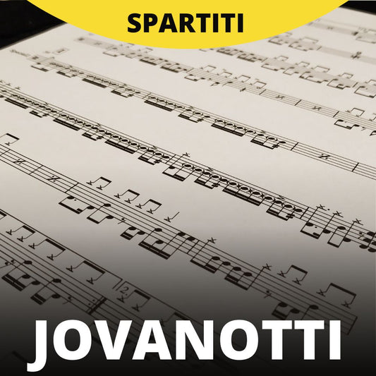 Jovanotti - L'ombelico del mondo (drum sheet music)