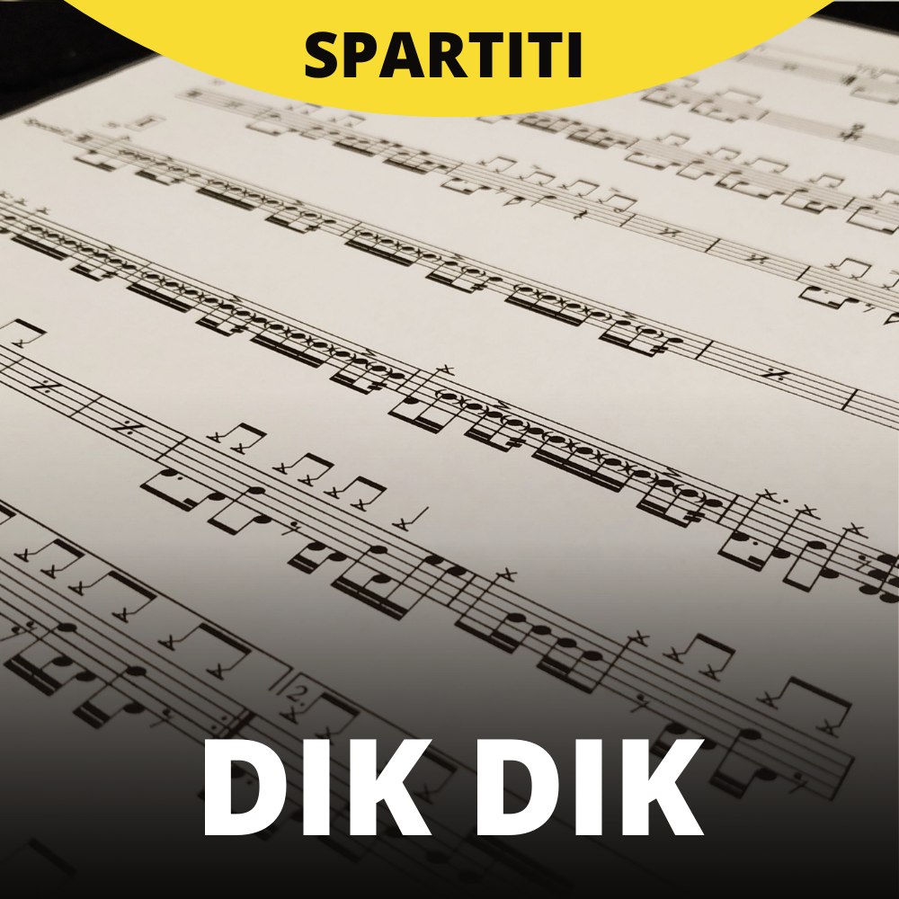 Dik Dik - Senza luce (Live) (drum sheet music)