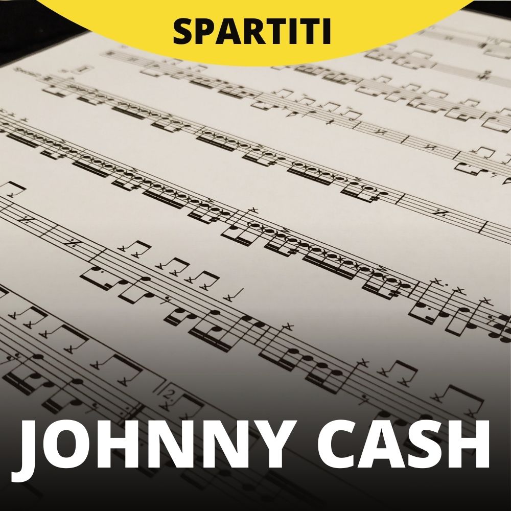 Johnny Cash - Sixteen Candles (drum sheet music)