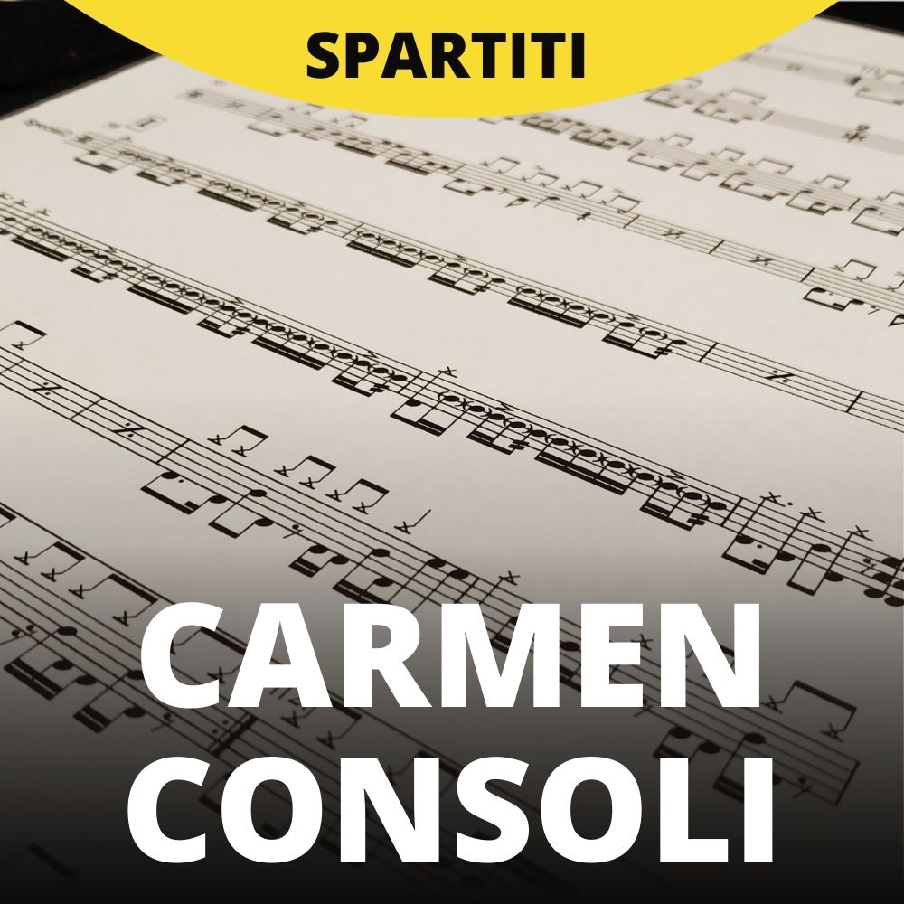 Carmen Consoli - in bianco e nero (drum sheet music)