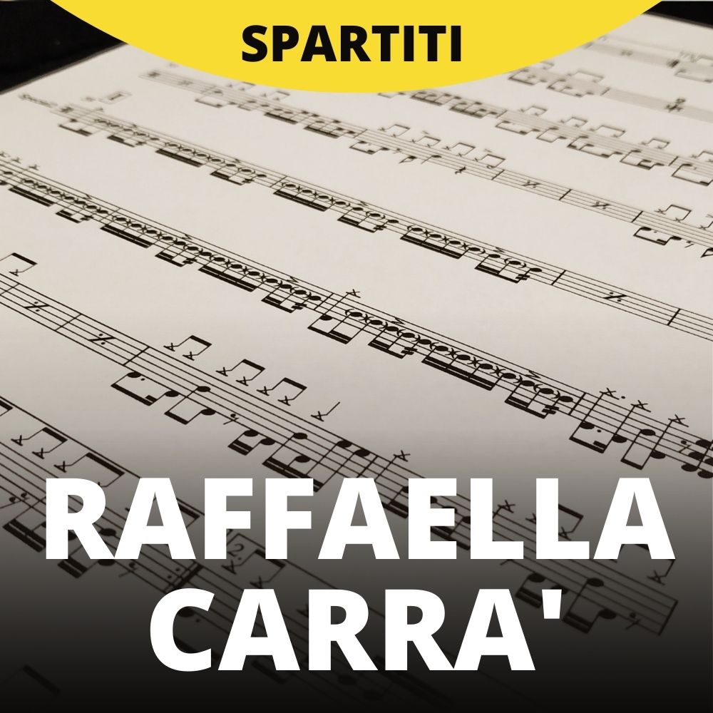 Raffaella Carrà - Sensazionale (drum sheet music)