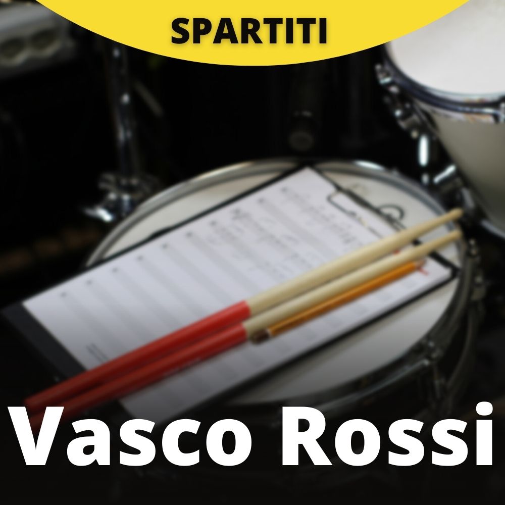 Vasco Rossi - C'è Chi Dice No - (Vascononstoplive) (drum sheet music)