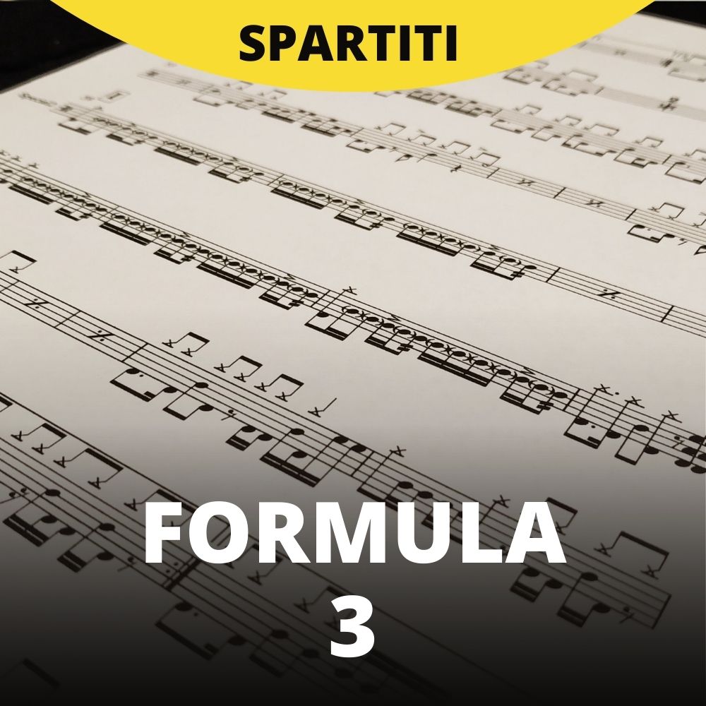 Formula 3 - Eppur mi son scordato di te (live) (drum sheet music)