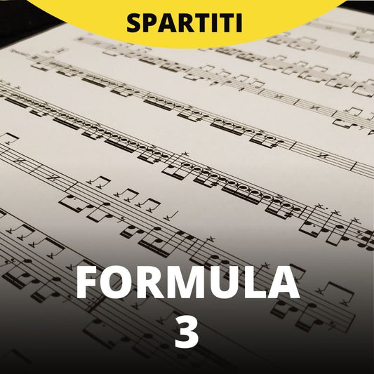 Formula 3 - Eppur mi son scordato di te (live) (drum sheet music)