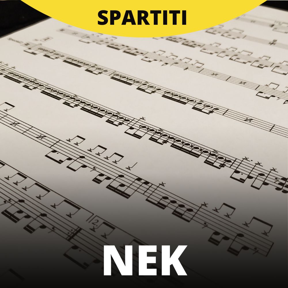 Nek - se telefonando (drum sheet music)